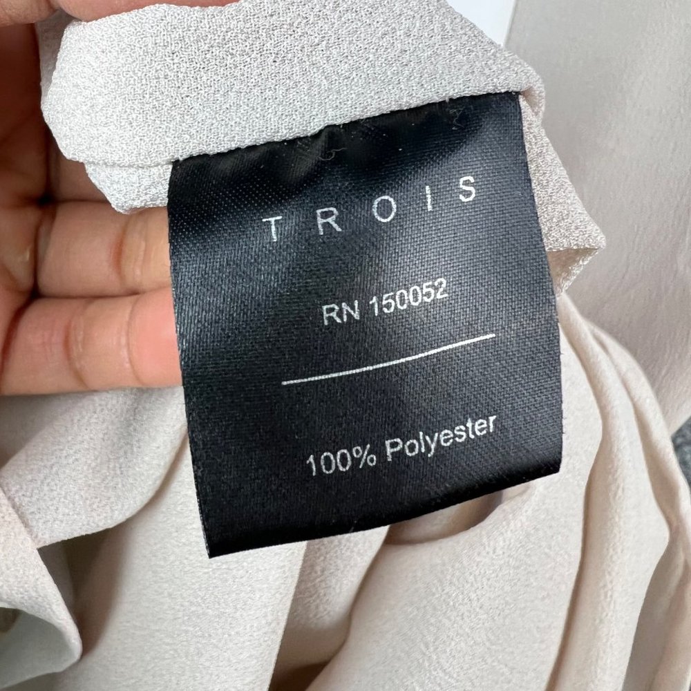 New Trois Slip Dress Beige size 2 - Picture 9 of 10